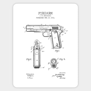 FIREARM patent Sticker